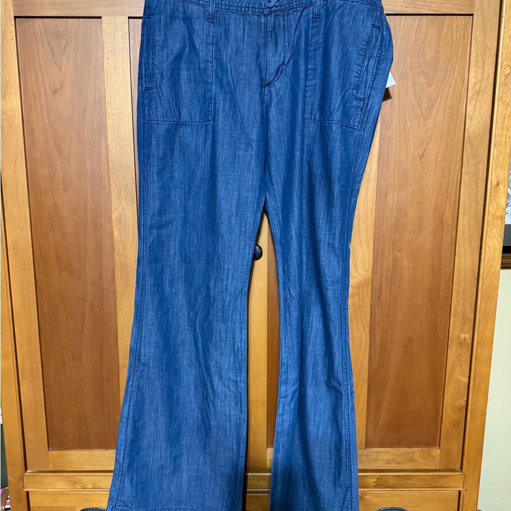 David Kahn Indigo Denim Trousers